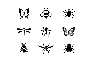 INSECTS - Vector Icons