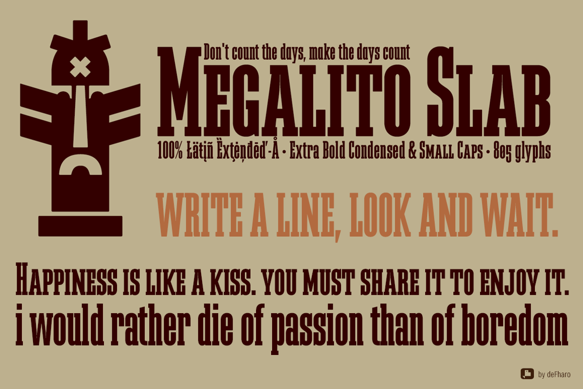 Megalito Slab & Small Caps preview 5