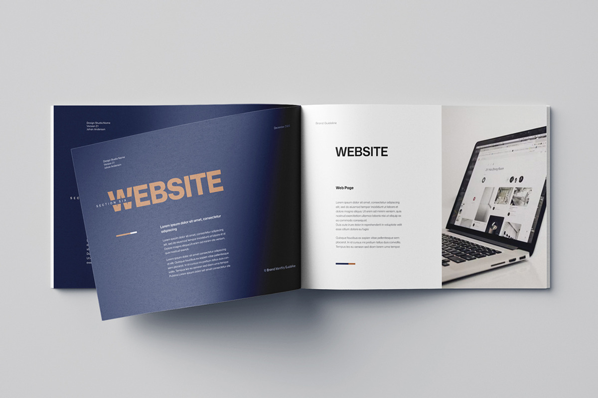 Brand Guidelines Layout | Word & EPS, a Brochure Template by HiveArts (Photo 11 of 13)