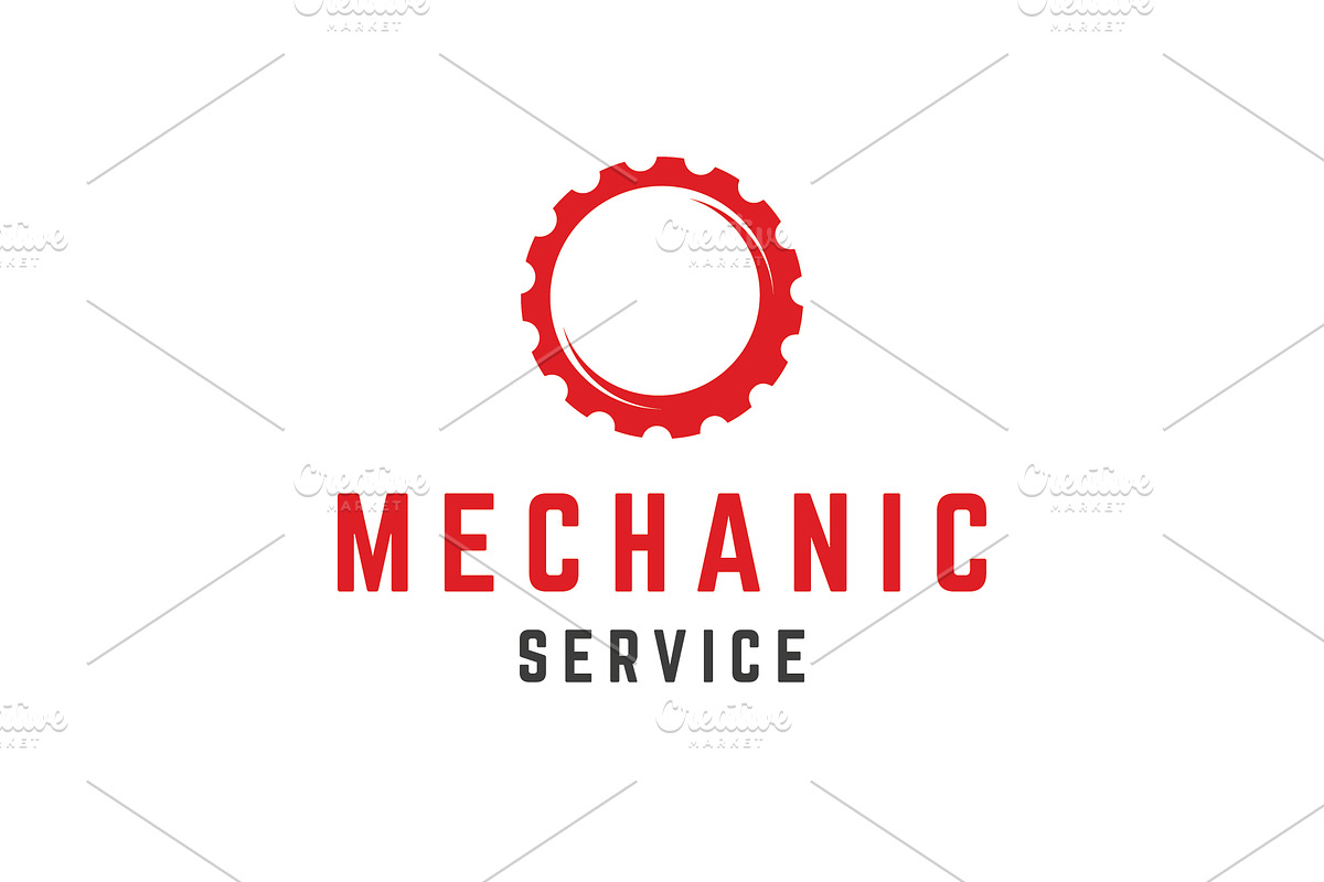 Creative automotive gear logo templa, a Branding & Logo Template by LOGOCREATIVE