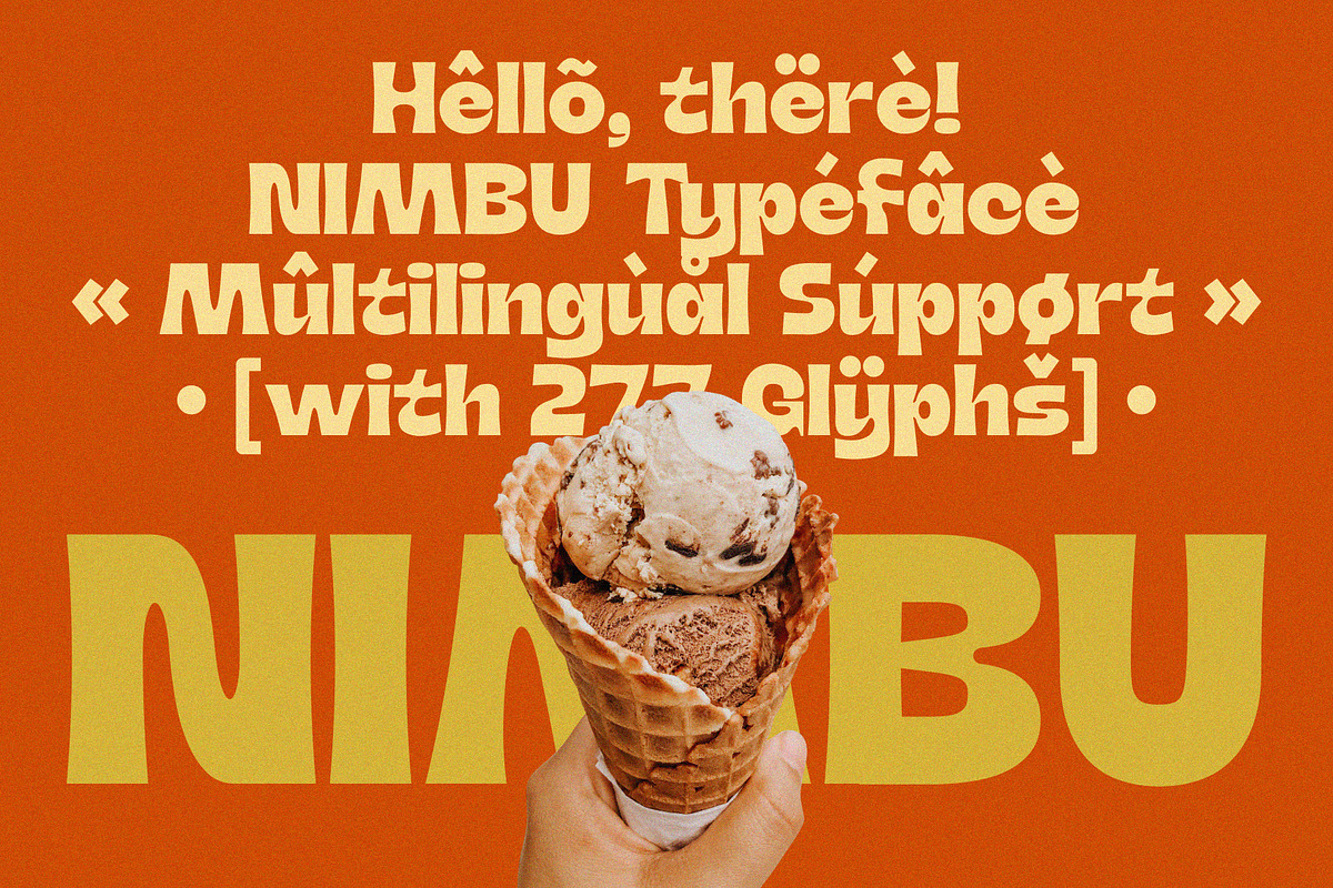 NIMBU — Food Font, a Sans Serif Font by Enxyclo Studio (Photo 18 of 19)