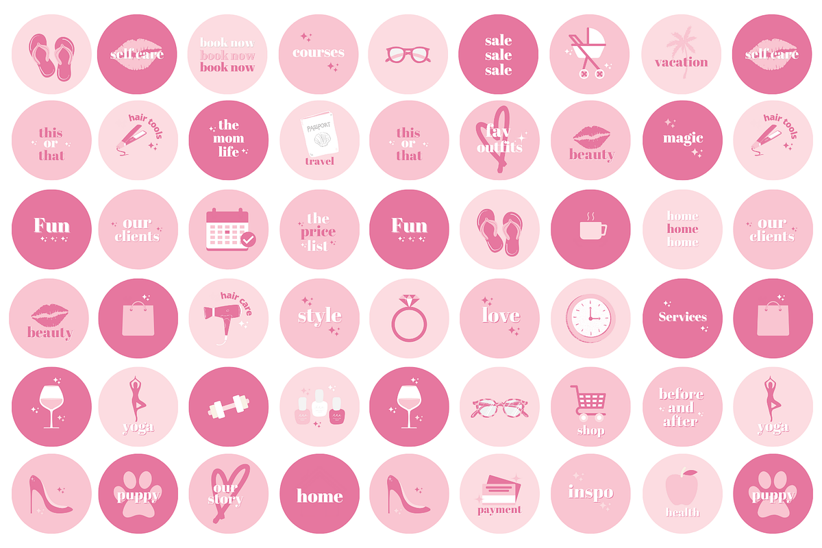 800 Pink Canva Social Media Template, a Social Media Template by Oh So Social Boutique (Photo 8 of 8)