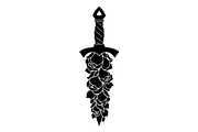 Ornamental Dagger Silhouette Bundle, an Object Illustration by Gaye Art (Thumbnail 14 of 31)