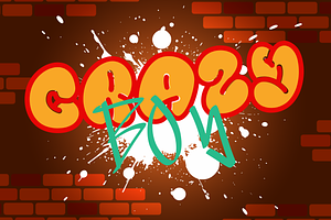 Graffiti Bubbly Is A Graffiti Font