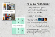 8.5x11 Photo Yearbook Album Template, a Templates & Theme by Loveurstyle Designs (Thumbnail 4 of 4)