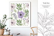 Inked Periwinkle Patterns & Motifs, a Pattern Graphic by Zeesi Design Garden (Thumbnail 7 of 9)