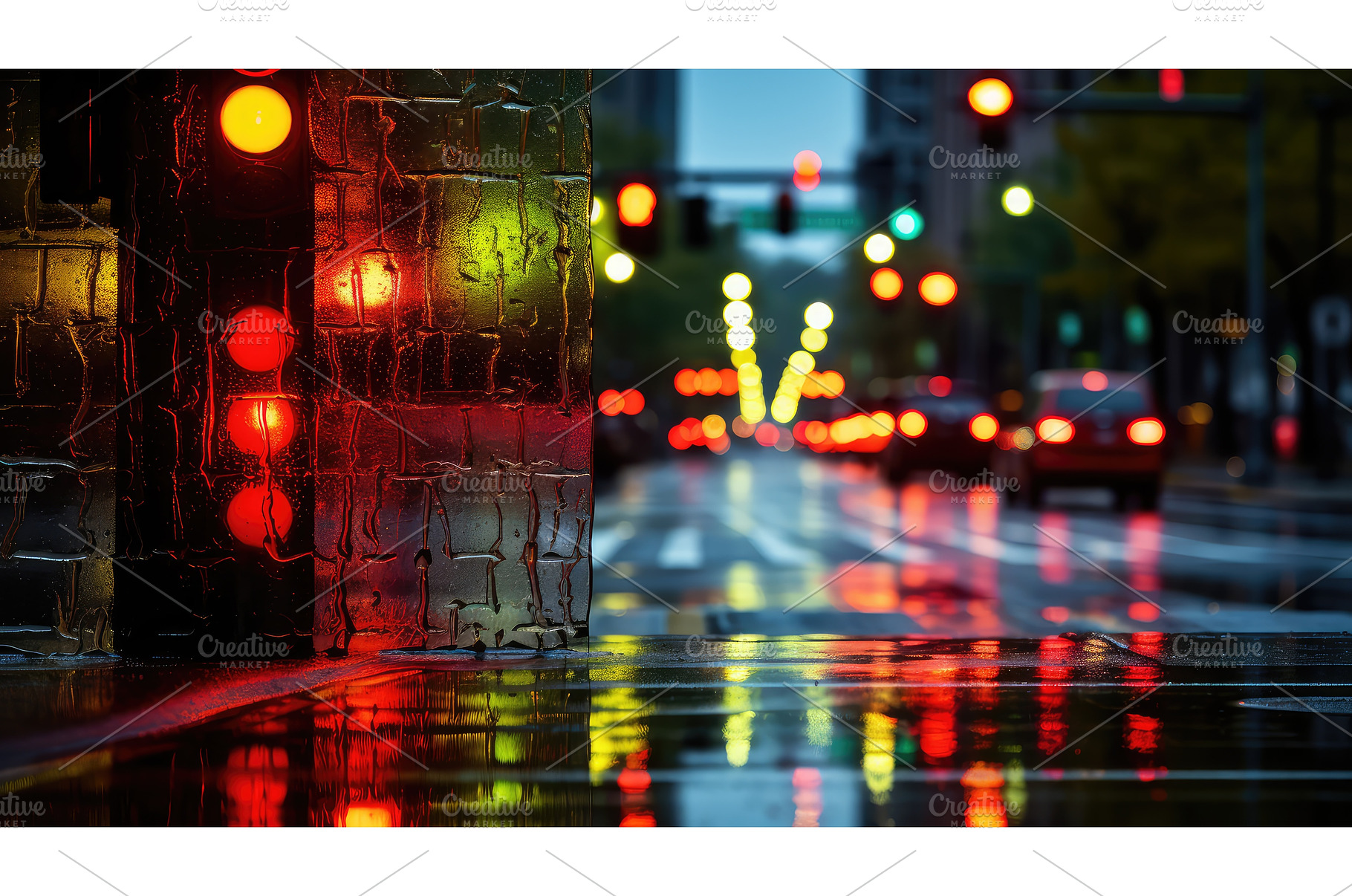 evening traffic light transparent ai, a Background Photo by pikepicture