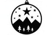 Christmas Laser Cut Ornament Bundle, a Graphic by Designer_Momina (Thumbnail 10 of 14)
