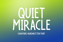 Quiet Miracle Typeface