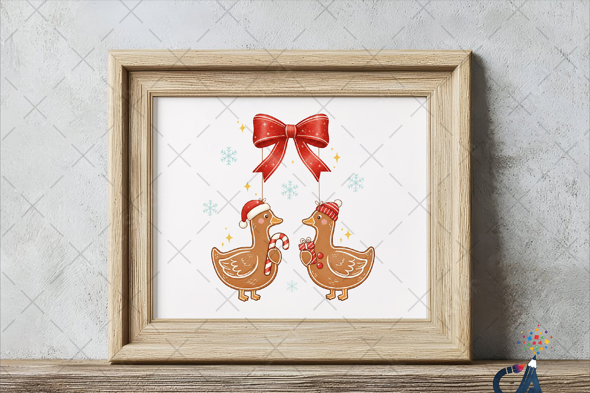 Gingerbread Cookies Christmas PNG, an Illustration by Creative Art (Photo 5 of 6)