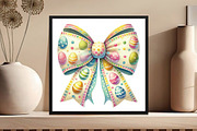 Easter Eggs Coquette Bow Clipart, an Illustration by DreamCafeArt (Thumbnail 5 of 5)