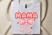 Coquette Valentine Mama Png, an Illustration by SinaCreation (Thumbnail 2 of 11)
