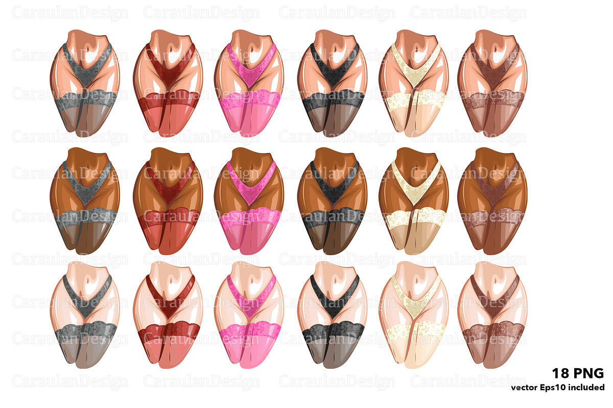 Elegant Female Body Illustrations, a Person Illustration by Serghei Caraulan (Photo 10 of 15)