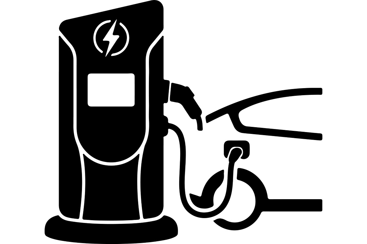 EV Charging Station Icon Bundle, a Technology Illustration by jahid234 (Photo 2 of 13)