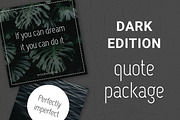 Social Media Quotes - Dark Edition, a Social Media Template by Annemiek van Luinen (Thumbnail 6 of 6)