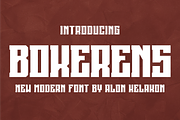 Bokerens, a Serif Font by alon kelakon (Thumbnail 1 of 5)