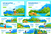 Summer Web Set, Sites and Banners, a Healthcare Illustration by Tashal (Thumbnail 6 of 6)