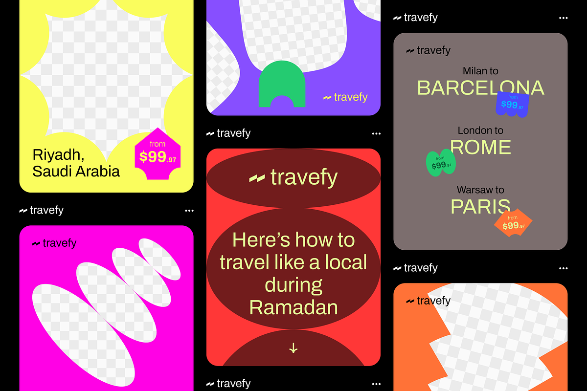 Travefy Social Media Figma Templates, a Social Media Template by Pixel-Perfect (Photo 1 of 6)