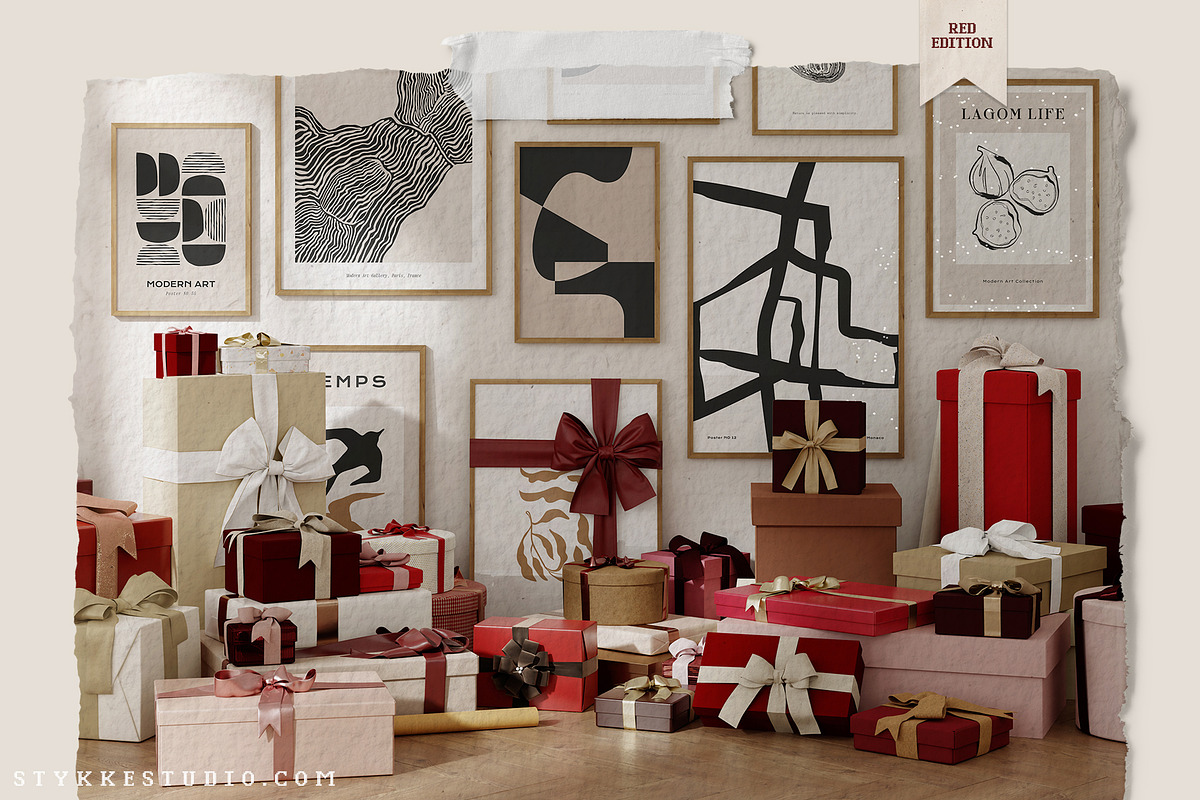 Christmas Mockup Gallery Wall, a Household Mockup by Stykke Studio (Photo 7 of 7)