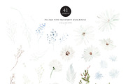 Watercolor flower - Snow flower, an Illustration by Beigetime (Thumbnail 10 of 11)