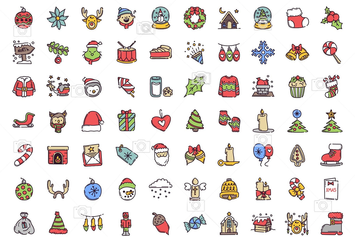 120 Christmas Icons | Icon Pack, an Icon by soglamun (Photo 3 of 3)