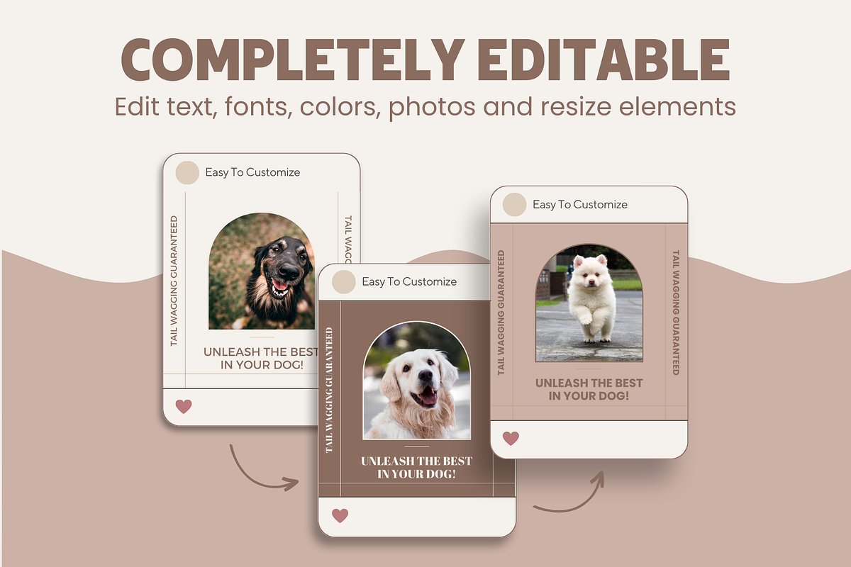 Dog Training Instagram Templates, a Social Media Template by EliteMatidi (Photo 4 of 8)