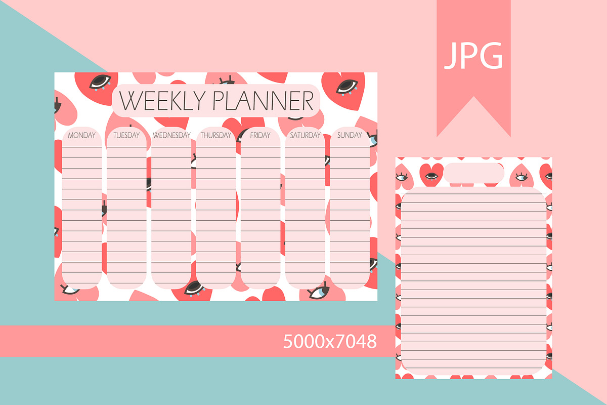 Planners with Cute Hearts, a Templates & Theme by fancykeith