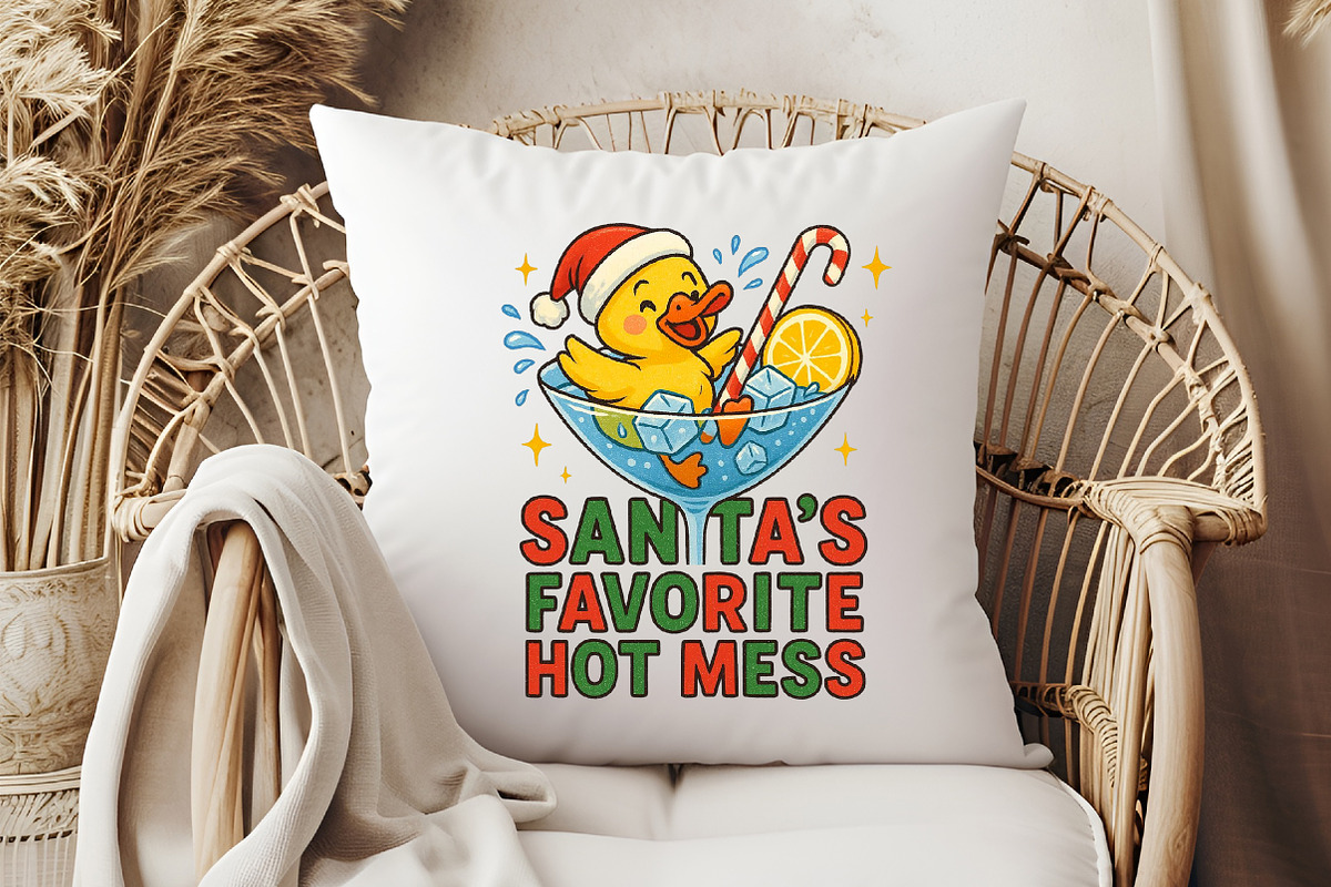 Santa's Hot Mess - Christmas Drink P, an Illustration by Libby Wishes (Photo 5 of 5)