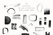 Abstract Black Gold Watercolor Shape, a Texture Graphic by Veris Studio (Thumbnail 11 of 16)