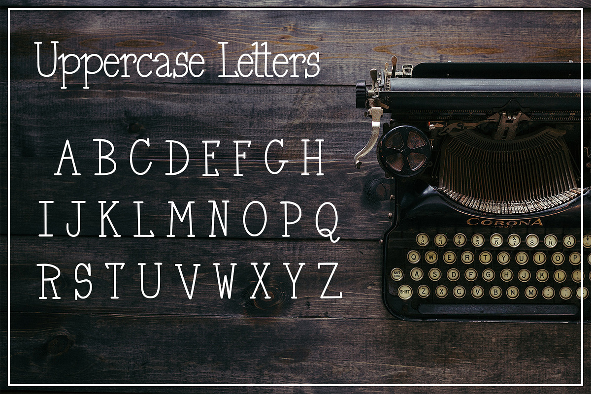 Retro Typewriter - A Classic Font, a Slab Serif Font by Endless Time Graphics (Photo 2 of 7)