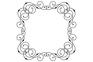 Line curl frame.