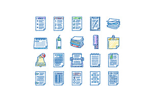 list check document tick icons hand, an Object Illustration by pikepicture