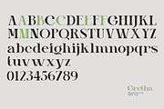 Gretha Family | 14 font family, a Serif Font by Jolicia Type (Thumbnail 9 of 12)