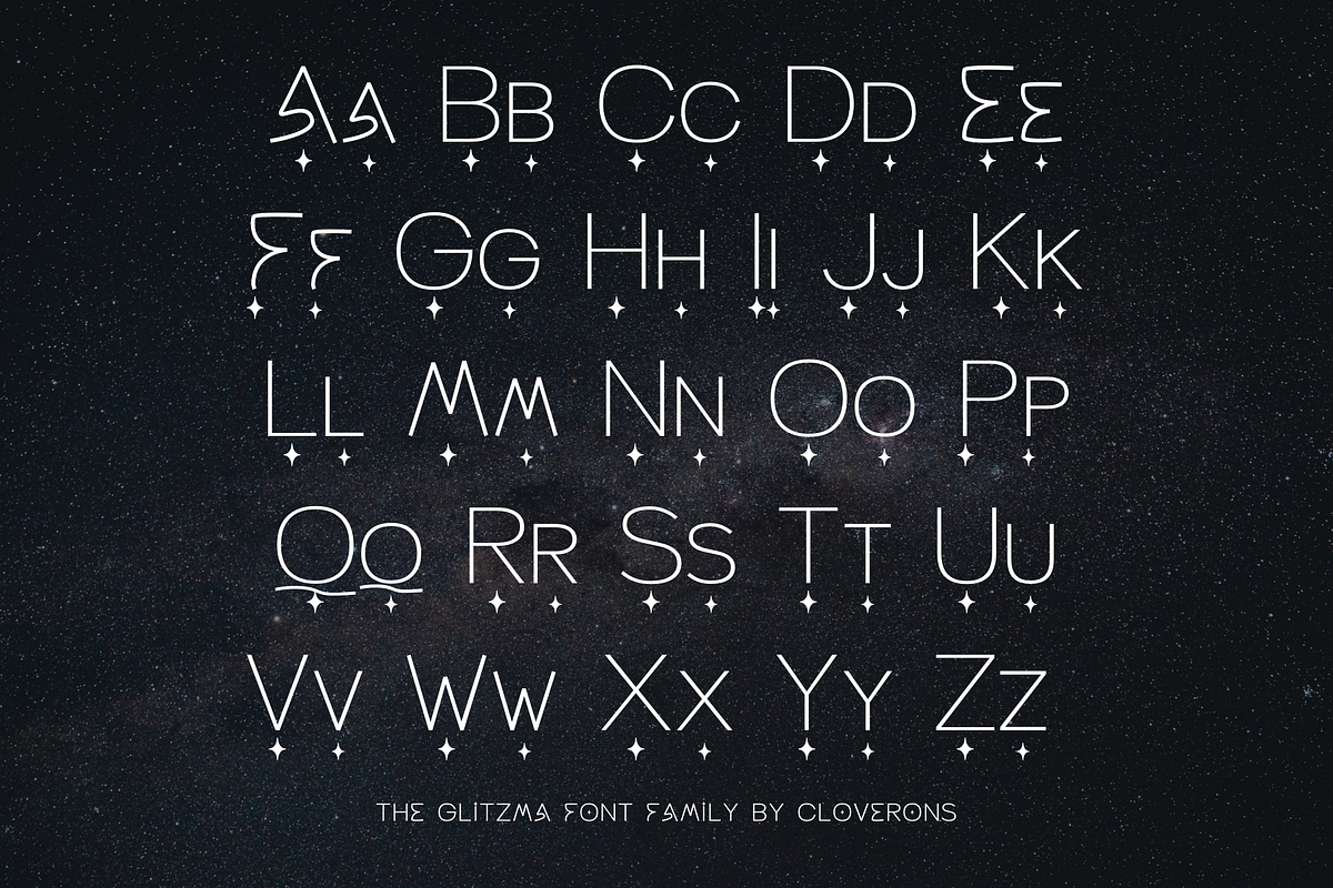 Glitzma Modern Sans Serif Logo Fonts, a Sans Serif Font by Cloverons (Photo 27 of 30)