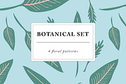 Botanical leaves patterns, a Pattern Graphic by Anis Illustration (Thumbnail 2 of 4)