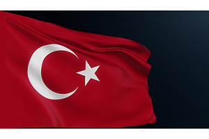turkey flag ankara red turkish, a Textures & Material 3D Model by Photo Drive Studio