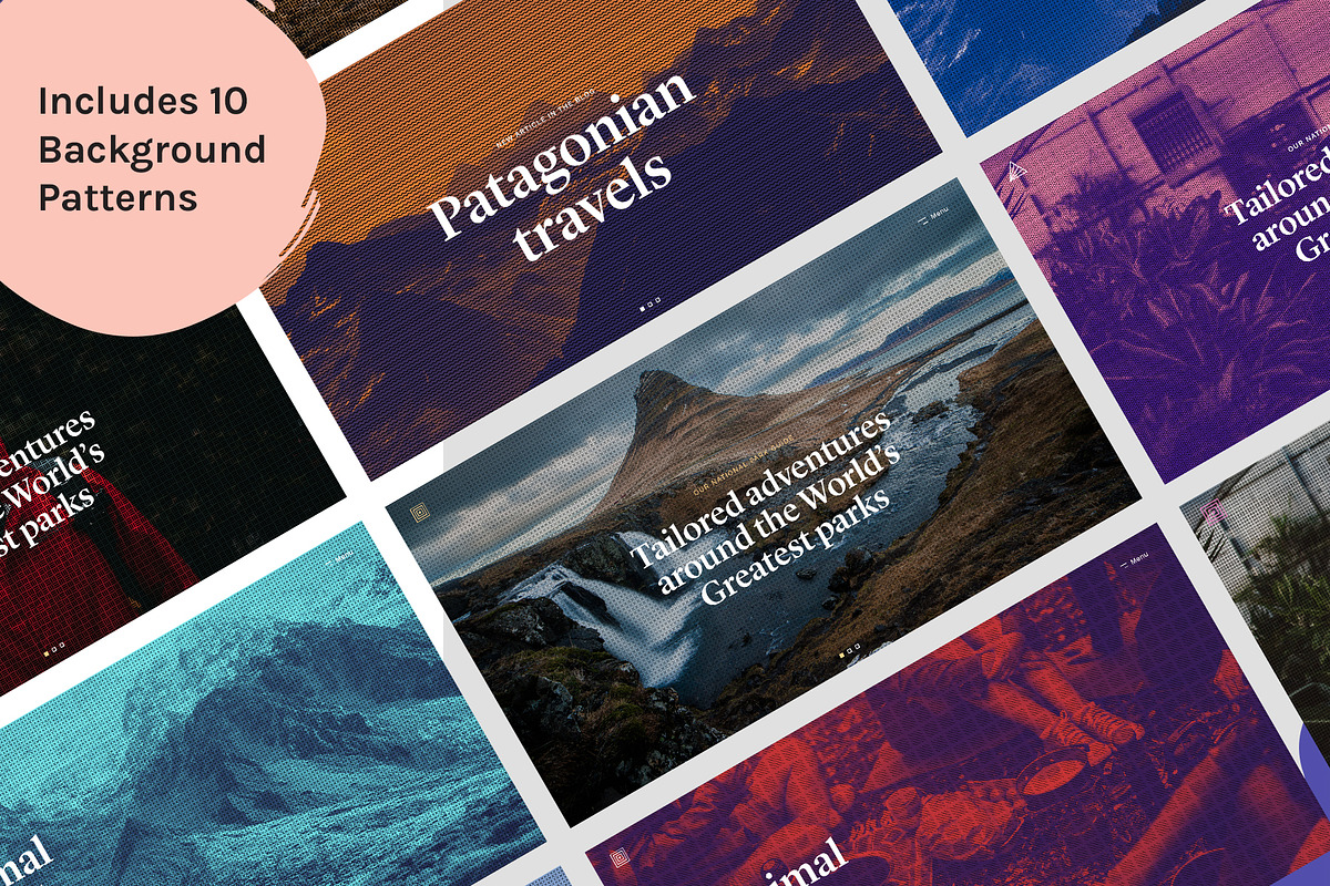 Hero Image & web background creator, an UI Kit Template by dookit studio (Photo 3 of 9)