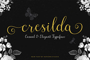 Cresilda Script, a Script Font by Seniors (Thumbnail 1 of 5)