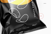 Tilted Glossy Snack Package Mockup, a Packaging Mockup by HelenStock (Thumbnail 8 of 8)