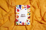 Fruits, berries set, patterns, cards, a Food Illustration by PaperTrident (Thumbnail 13 of 13)