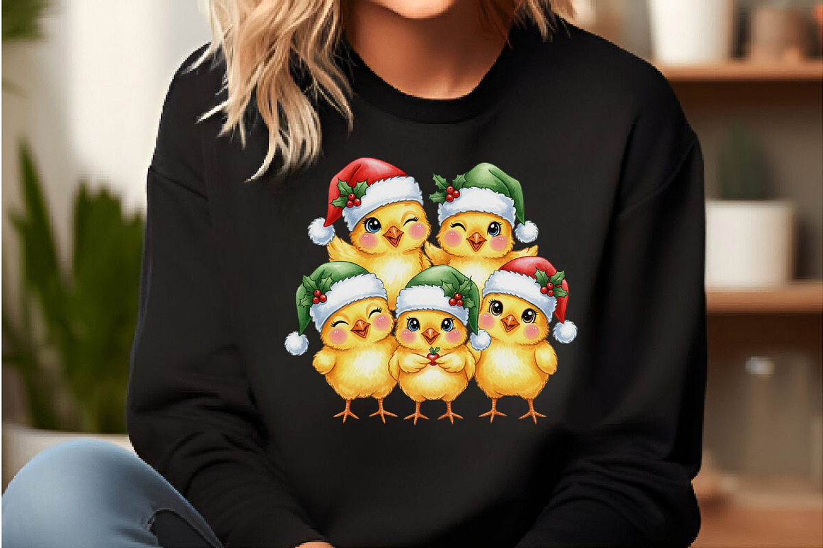 Funny Christmas  Chicken PNG, an Icon by DreamCafeArt (Photo 2 of 6)