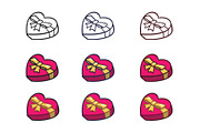 Cartoon Love Icons, an Icon by Cartoon Shop (Thumbnail 7 of 11)