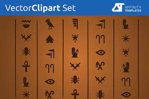 Egyptian Hieroglyphics Vectors