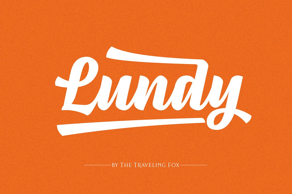 Lundy Skate Type Font preview 2