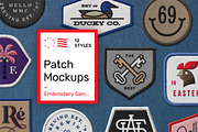Patch Mockups + Embroidery Generator, a Hoody Mockup by Mr.Mockup™ (Thumbnail 1 of 12)