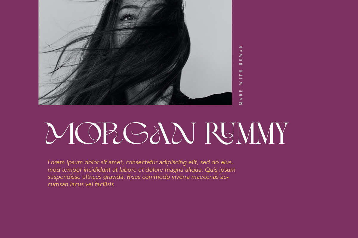 Rowan - Sophisticated Serif, a Serif Font by Letterhend Studio (Photo 3 of 9)