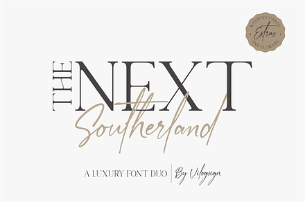 The Next Southerland Font Duo