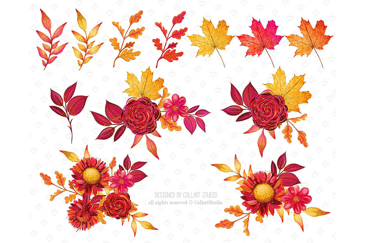 Fall Clipart, Autumn fashion, a Food Illustration by Collart Studio (Photo 7 of 11)