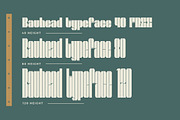 Bauhead Typeface | Font, a Sans Serif Font by Headfonts (Thumbnail 2 of 8)
