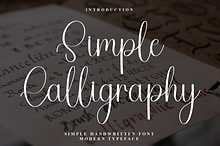 Simple Calligraphy